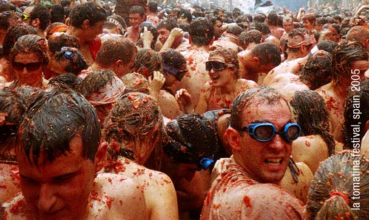la tomatina festival, spain 2005